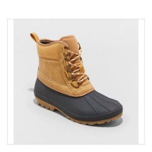 Women's Tiffy Duck Winter Boots - Universal Thread™ Tan/Black Size 11 new